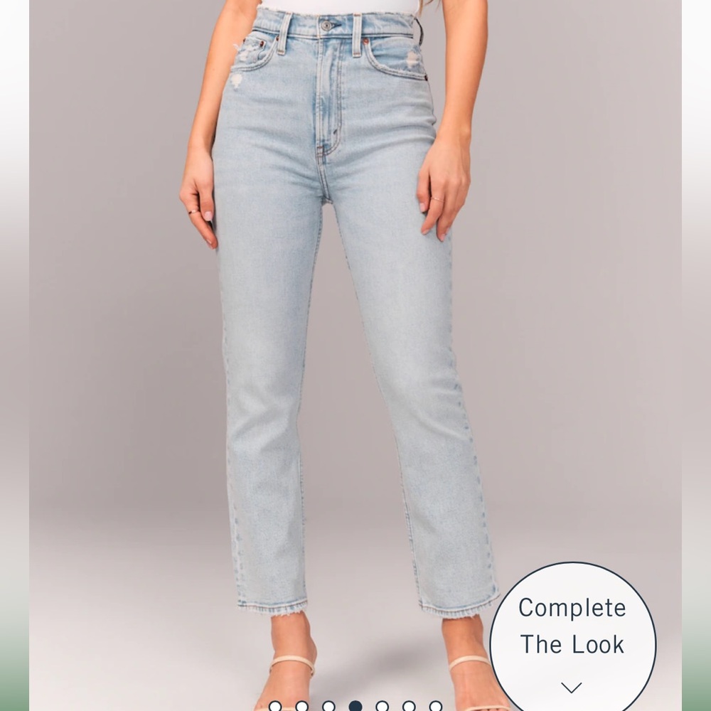 * Abercrombie * The Skinny High Rise Curve Love 30 Long